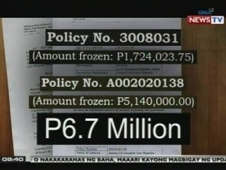 Insurance policy, posibleng pinaglagakan ni Napoles ng pondong nakuha mula sa pork barrel