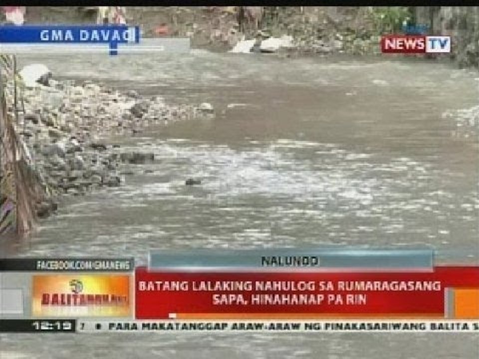 Kalarong nagtangkang sagipin ang biktima, tinangay rin ng agos pero nailigtas