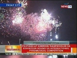 Pilipinas at Amerika, nagpasiklap sa exhibition round sa Int'l pyromusical competition