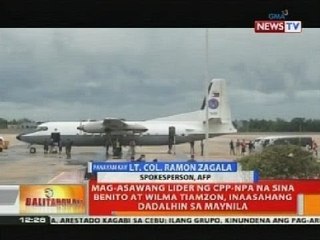 Panayam kay Lt. Col. Ramon Zagala patungkol sa mag-asawang lider ng CCP-NPA