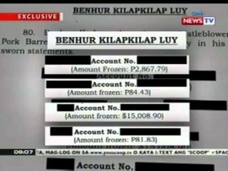 NTG: Bank accounts at ari-arian ni Benhur Luy, posibleng ma-forfeit