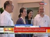 Pangulong Aquino, dumalo sa graduation rites ng kanyang pamangkin sa PHL Science High School