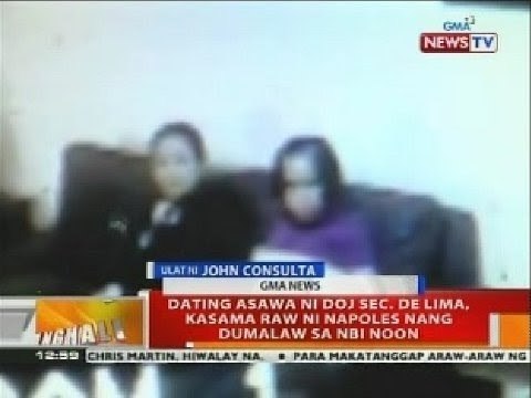 BT: Dating asawa ni DOJ Sec. De Lima, kasama raw ni Napoles nang dumalaw sa NBI noon