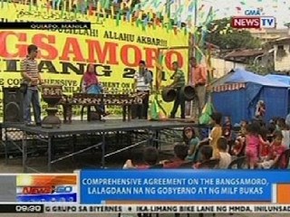 NTG: Comprehensive Agreement on the Bangsamoro, lalagdaan na bukas