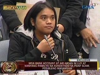 Bank account at ari-arian ni Luy at kanyang pamilya na konektado sa PDAF scam, posibleng masamsam