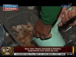 24 Oras: Mga tira-tirang pagkain o pagpag, kabuhayan ang hatid sa ilan