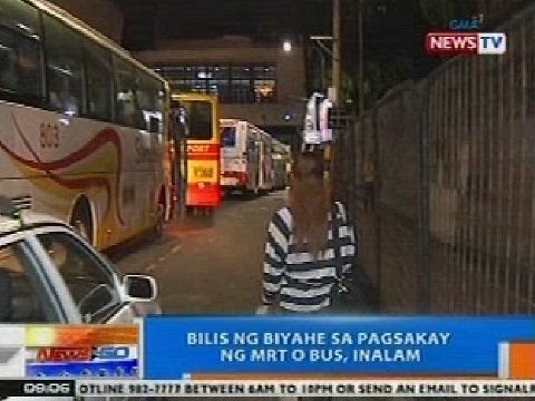 NTG: Saan nga ba mas mabilis ang biyahe, sa MRT o bus?