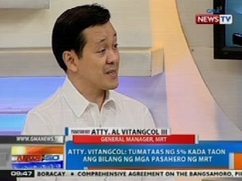 NTG: Panayam kay MRT General Manager Atty. Al Vitangcol III