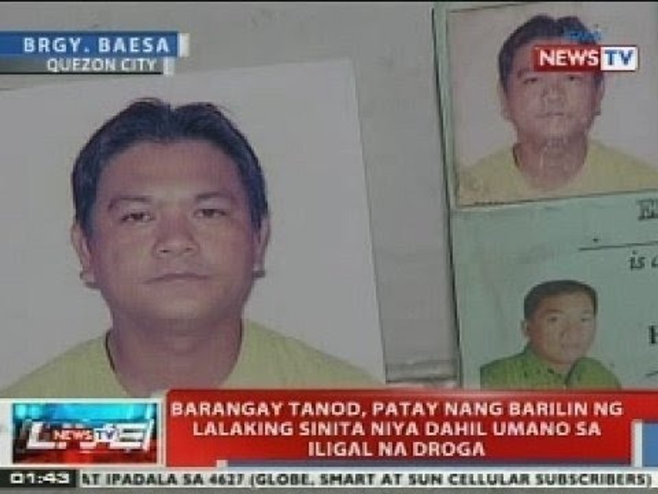 NTVL: Brgy. tanod, patay nang barilin ng lalaking sinita niya dahil umano sa iligal na droga