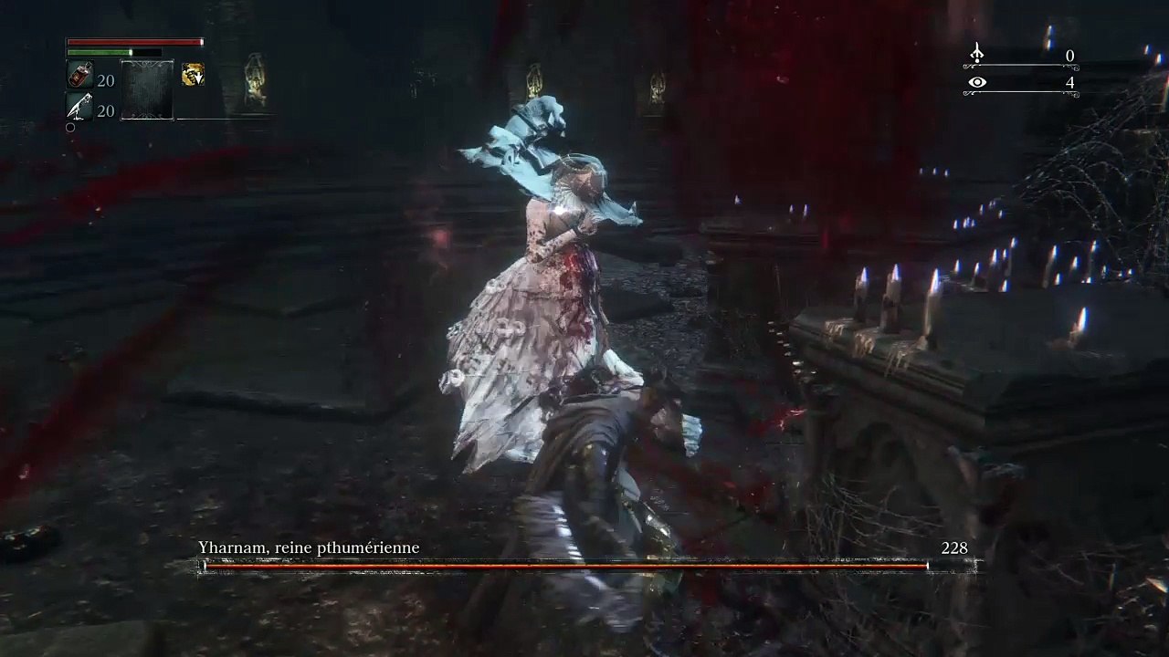 Bloodborne - blood level 4 - Yharnam, reine Pthumerienne