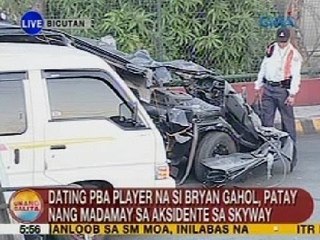 UB: Ex-PBA player na si Bryan Gahol, patay nang madamay sa aksidente sa Skyway