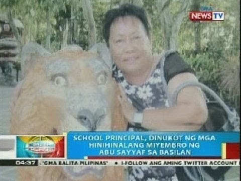School principal, dinukot ng mga hinihinalang miyembro ng Abu Sayyaf sa Basilan