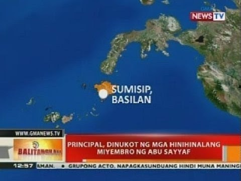 BT: Principal, dinukot ng mga hinihinalang miyembro ng Abu Sayyaf