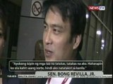 BT: Sen. Revilla, tiniyak na babalik siya sa Pilipinas mula sa bakasyon sa Jerusalem