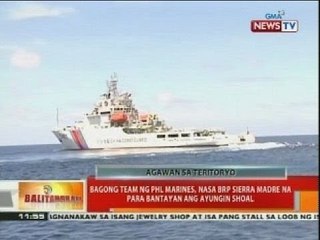 Bagong team ng PHL Marines, nasa BRP Sierra Madre na para bantayan ang Ayungin Shoal
