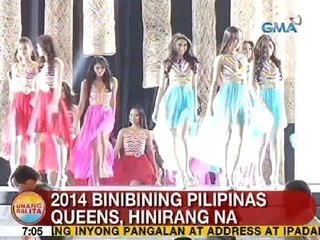 UB: 2014 Binibining Pilipinas queens, hinirang na