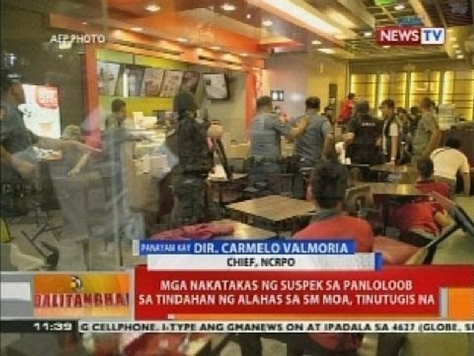 BT: Panayam kay Dir. Carmelo Valmoria tungkol sa nakawang naganap sa SM MOA