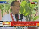 BT: Talumpati ni PNoy sa graduation ng PNP Academy class of 2014