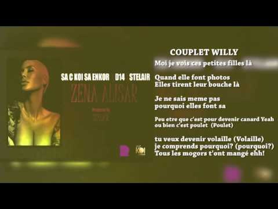 SA C KOI SA ENKOR x STELAIR X D14 -ZENA ALISAR (VERSION LYRICS AUDIO)