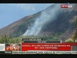 QRT: Sunog, muling sumiklab sa bahagi ng Mt. San Cristobal