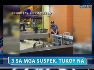 Saksi: 3 sa mga suspek sa nakawan sa Mall of Asia, tukoy na