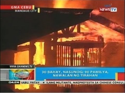 BP: 30 bahay sa Mandaue City, Cebu, nasunog
