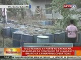 BT: Mga kemikal at parte ng sasakyan, nasamsam sa compound sa Sta. Maria, Bulacan