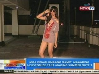 Tải video: NTG: Mga pinaglumaang damit, maaaring i-customize para maging summer oufit