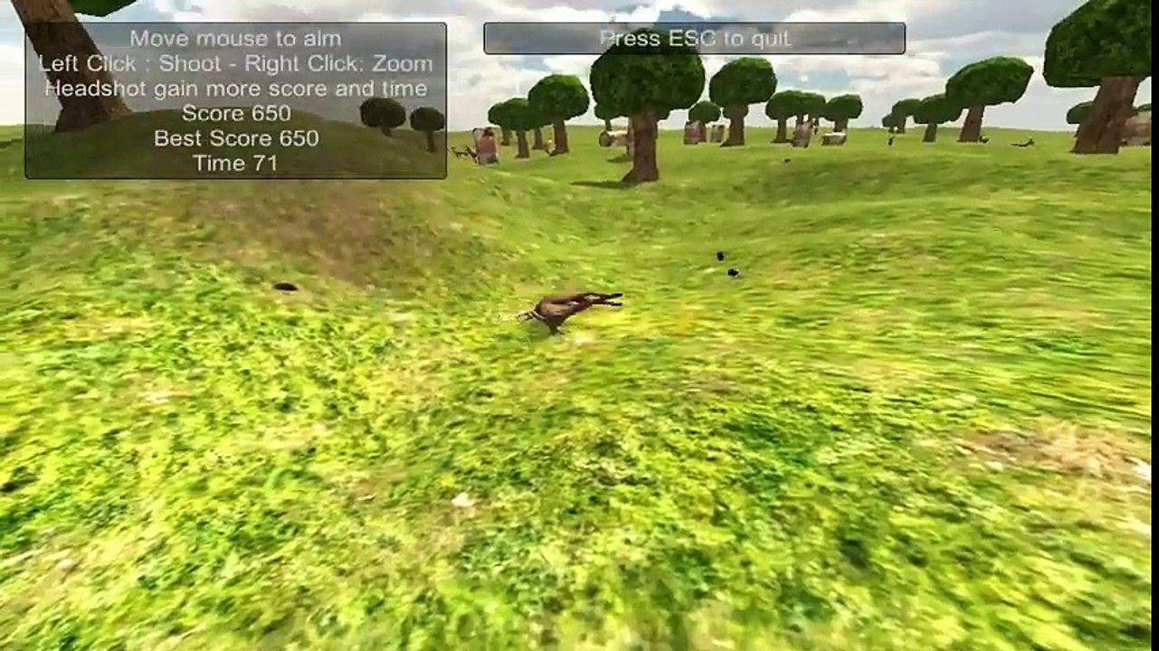 Sniper ile Geyik Avlama Oyunu