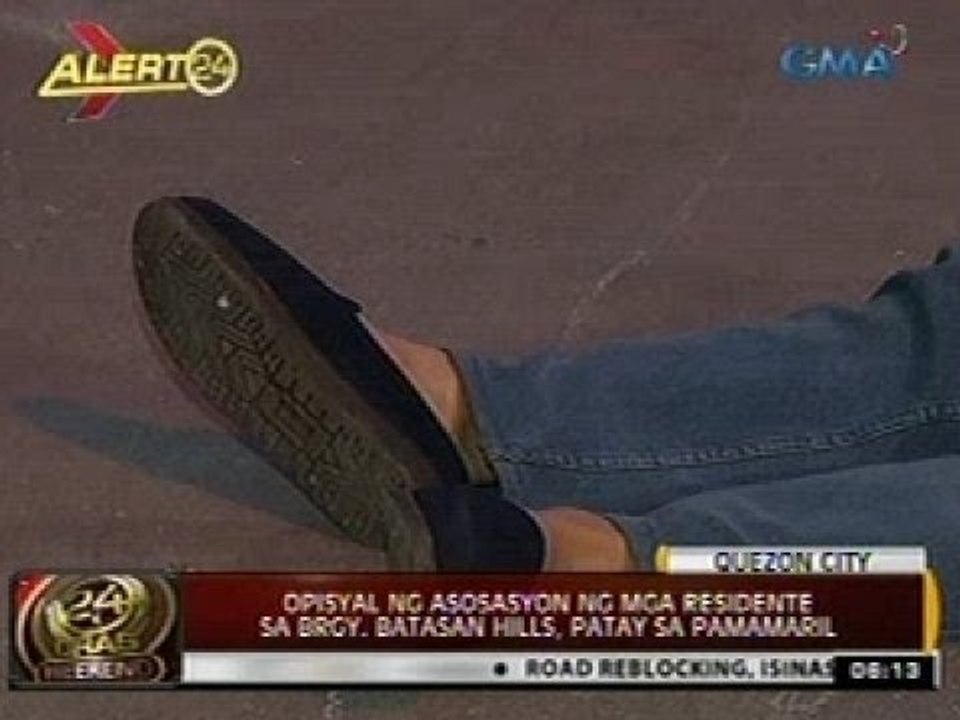 Opisyal ng asosasyon ng mga residente sa Brgy. Batasan Hills, Q.C., patay sa pamamaril