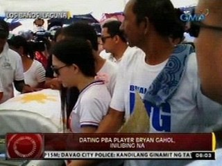 24 Oras: Dating PBA player Bryan Gahol, inilibing na