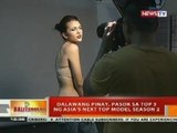 BT: Dalawang Pinay, pasok sa top 3 ng Asia's Next Top Model Season 2