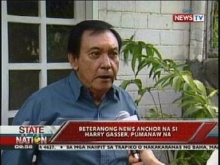 Beteranong news anchor na si Harry Gasser, pumanaw na