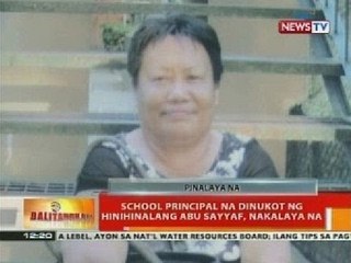 Download Video: BT: School principal na dinukot ng hinihinalang Abu Sayyaf, nakalaya na