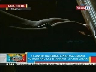 BP: 14-anyos na babae sa Albay, ginahasa umano ng kanyang kasintahan at 3 pang lalaki