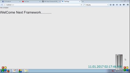 PHP Next Framework configration part 1