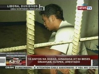 QRT: 18-anyos na babae, ginahasa at 50 beses sinaksak; suspek, arestado