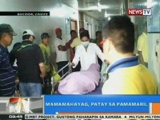 NTG: Mamamahayag, patay sa pamamaril sa Bacoor, Cavite