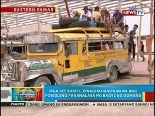 Download Video: Mga residente, pinaghahandaan na ang posibleng pananalasa ng Bagyong Domeng