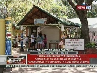 Panayam kay Sr. Supt. Romulo Sapitula tungkol sa Italian Ambassador na nangmolestiya