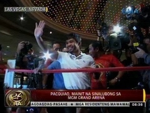 24 Oras: Payo ni Bob Arum kay Pacquiao, mag-ingat sa rematch nila ni Bradley