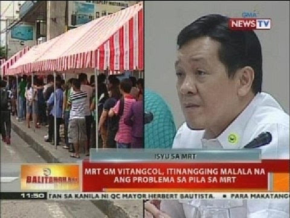 BT: MRT GM Vitangcol, itinangging malala na ang problema sa pila sa MRT