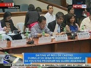 NTG: Noli de Castro, dumalo sa Senate hearing kaugnay sa housing program ng Globe Asiatique