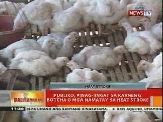 BT: Publiko, pinag-iingat sa karneng botcha o mga namatay sa heat stroke