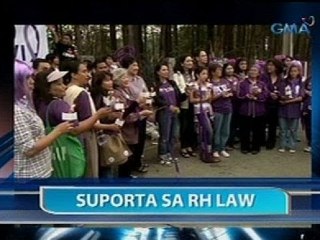 Saksi: Pro-RH group, nagsindi ng kandila sa tapat ng Korte Suprema sa Baguio