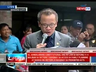 Supreme Court press conference in Baguio City (April 8, 2014)