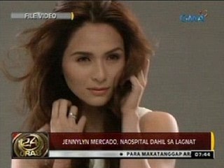 24Oras: Jennylyn Mercado, naospital dahil sa lagnat