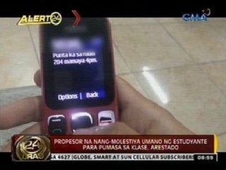 Propesor na nang-molestiya umano ng estudyante para pumasa sa klase, arestado