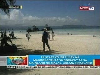 Pagtatayo ng tulay na magkokonekta sa Boracay at sa mainland ng Malay, Aklan, pinaplano