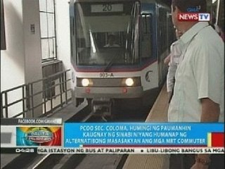 PCOO Sec. Coloma, humingi ng paumanhin kaugnay ng kanyang mga pahayag sa mga MRT commuter